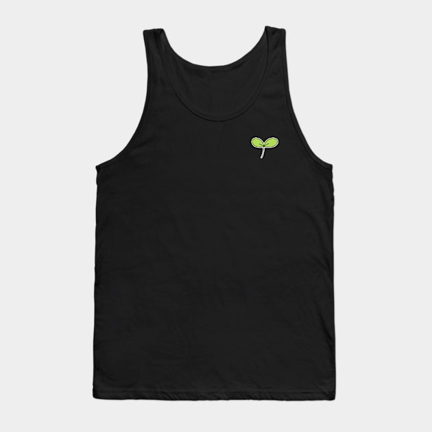 Kawaii Plant Sprout Tank Top by Miitee